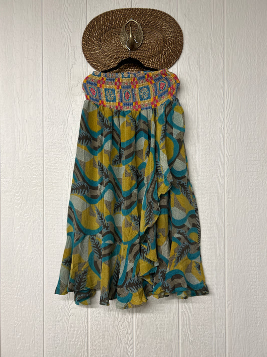Crepe Sari Inner Peace Wrap Skirt 0626 150