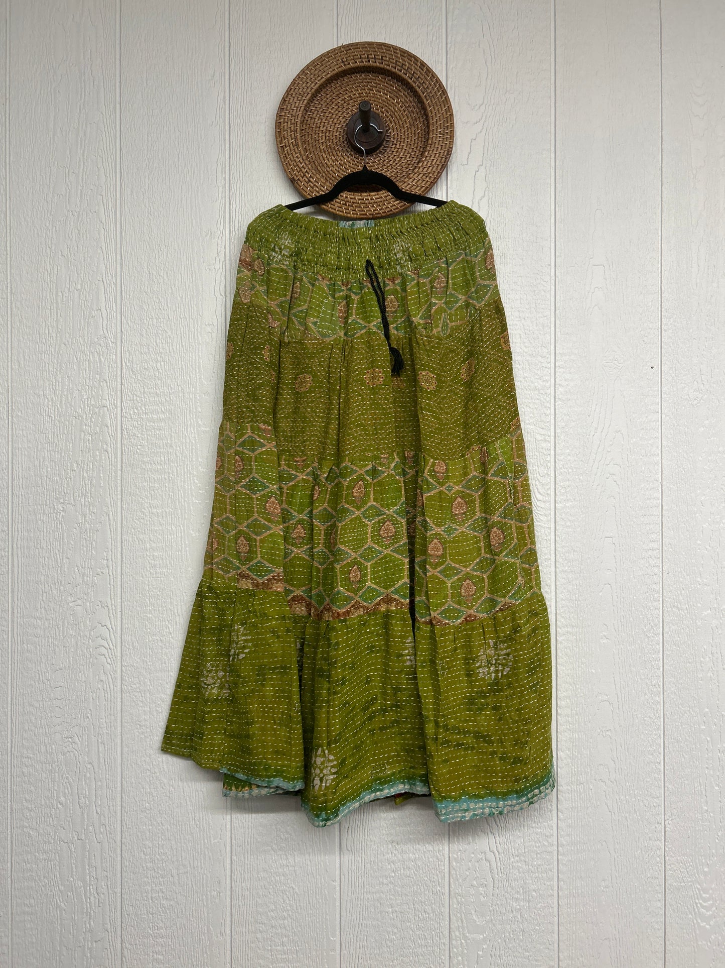 Pareo Kantha Lotus Maxi Skirt 0826 262