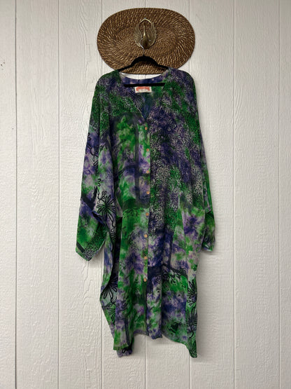 Crepe Sari Gaia Duster Dress 0826 039