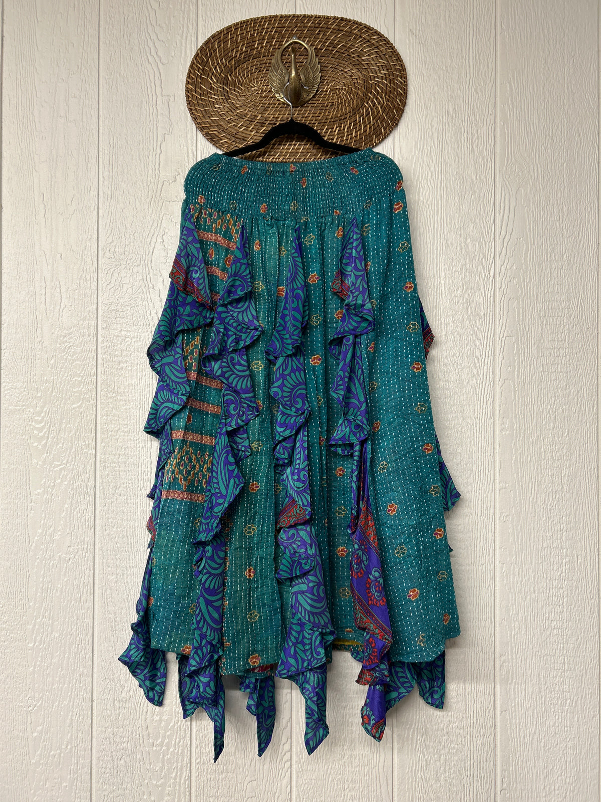 Pareo Kantha Willow Maxi Skirt 0826 278