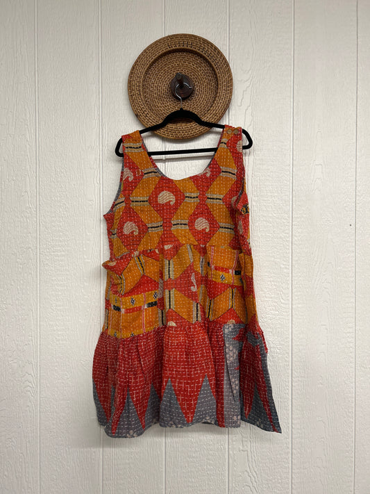 Kantha Meadow Mini Dress 0625 092