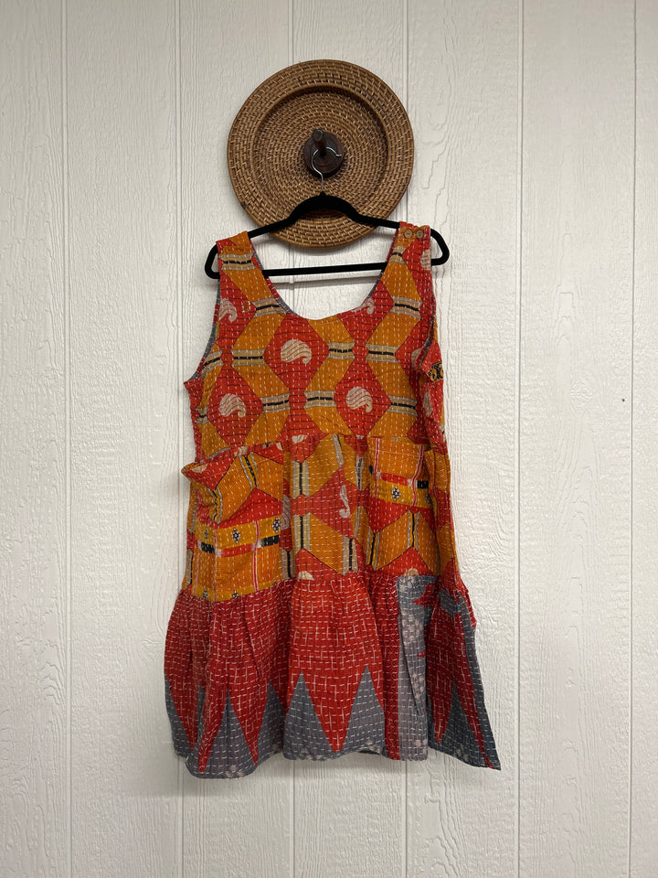 Kantha Meadow Mini Dress 0625 092