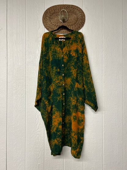 Crepe Sari Gaia Duster Dress 0426 164