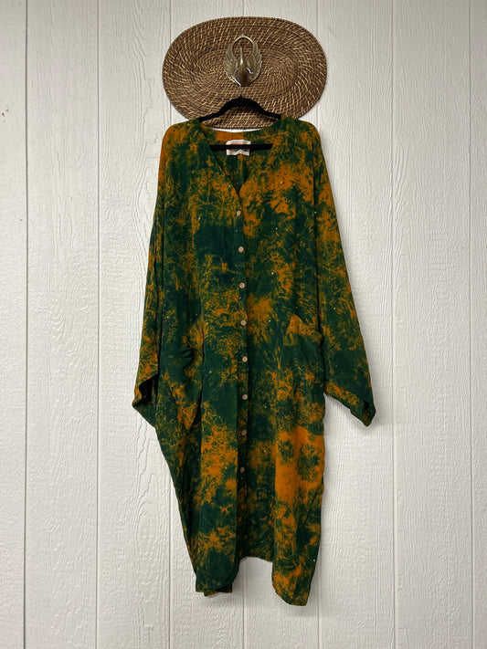 Crepe Sari Gaia Duster Dress 0426 164