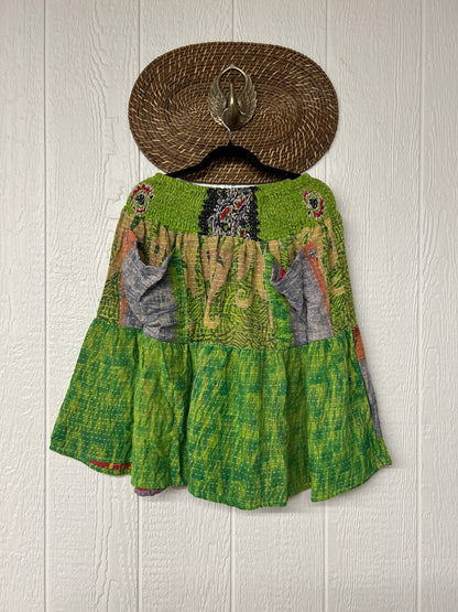 Pareo Kantha Meadow Skirt 0826 211