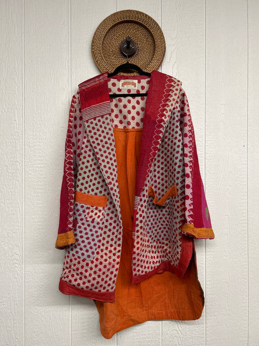 Fine Kantha Drifter Coat 1026 024