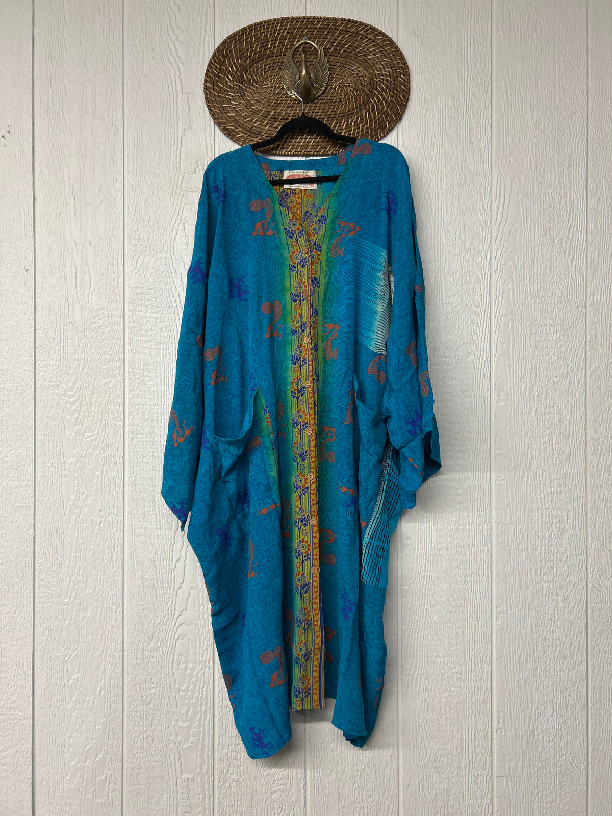 Crepe Sari Gaia Duster Dress 0826 102