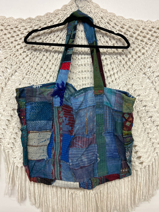 Kantha Patchwork Tote - 3
