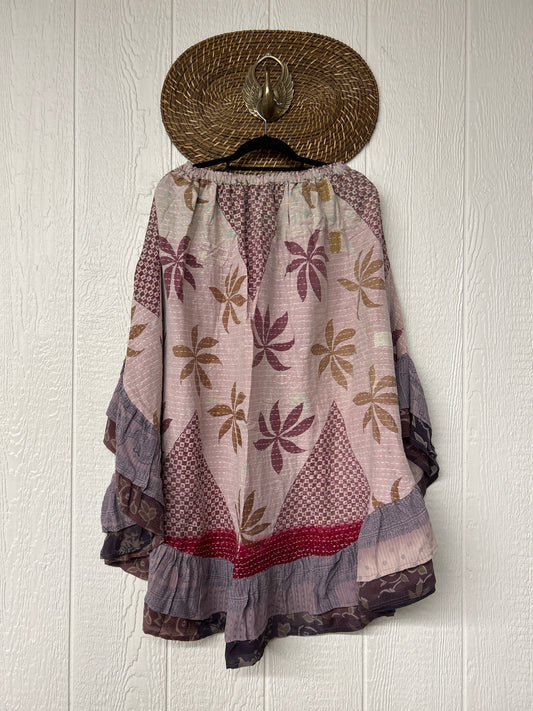 Pareo Kantha Wild Rose Skirt 0426 005
