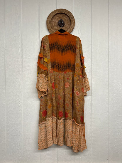 Crepe Sari Rhiannon Duster Dress 0226 196