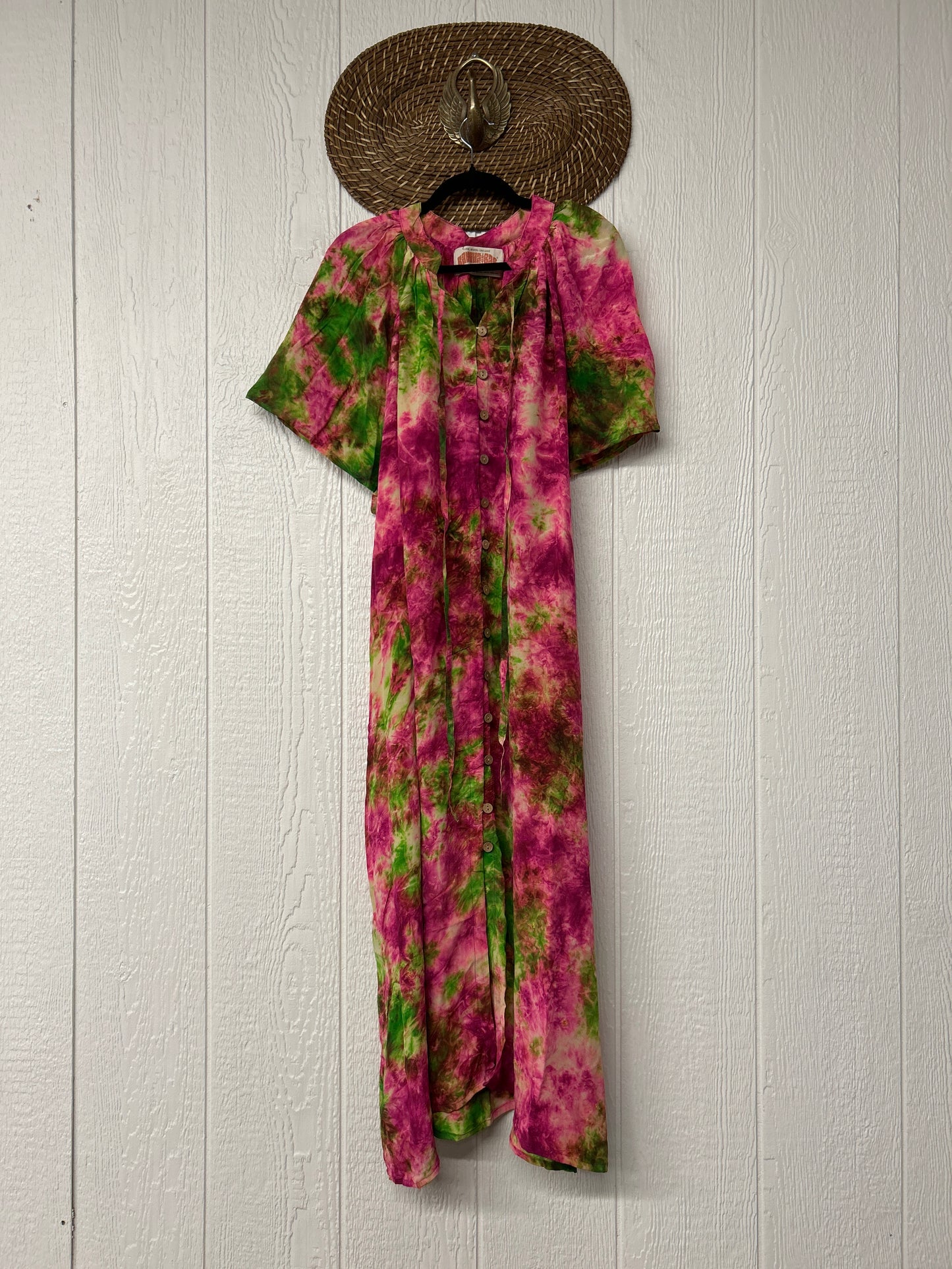 Crepe Sari Summer Woodstock Duster 0626 160