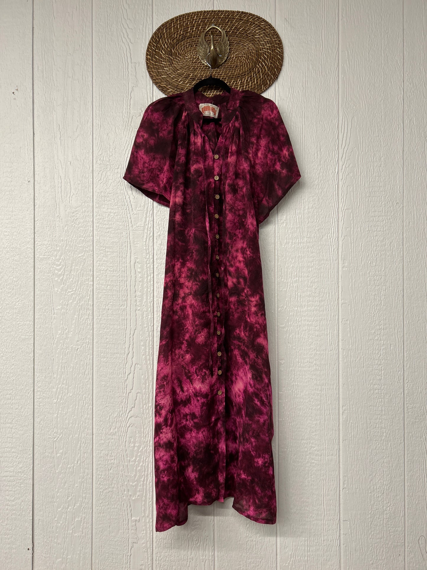Crepe Sari Summer Woodstock Duster 0626 241