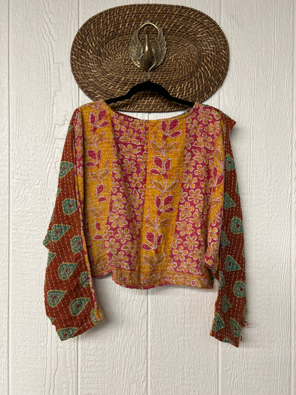 Pareo Kantha In Bloom Cropped Pullover 0326 185