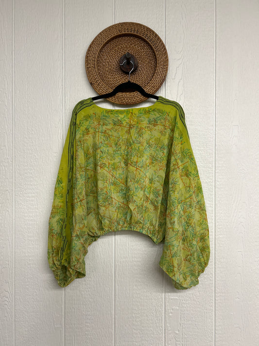 Crepe Sari Luna Crop Top 0126 040