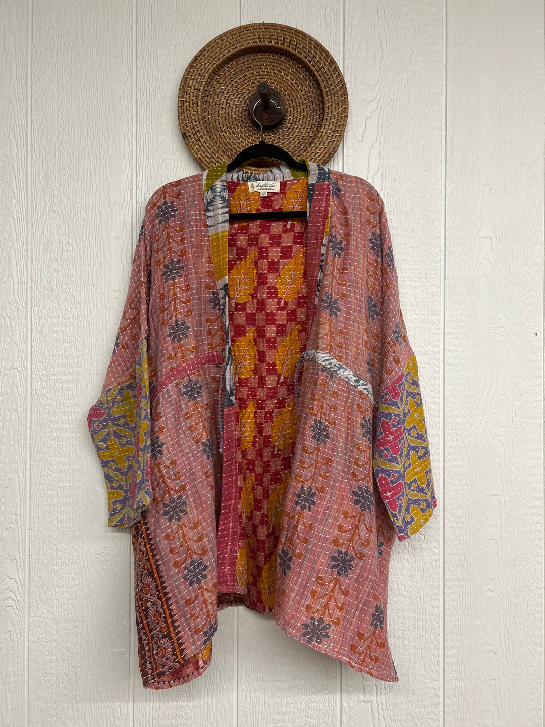 Kantha Shortie Kimono 0325 129