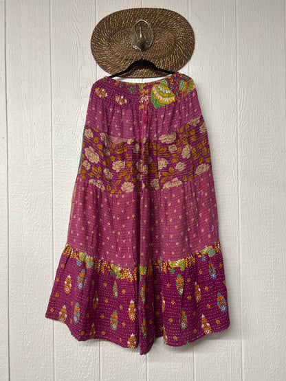 Pareo Kantha Lotus Maxi Skirt 0826 102