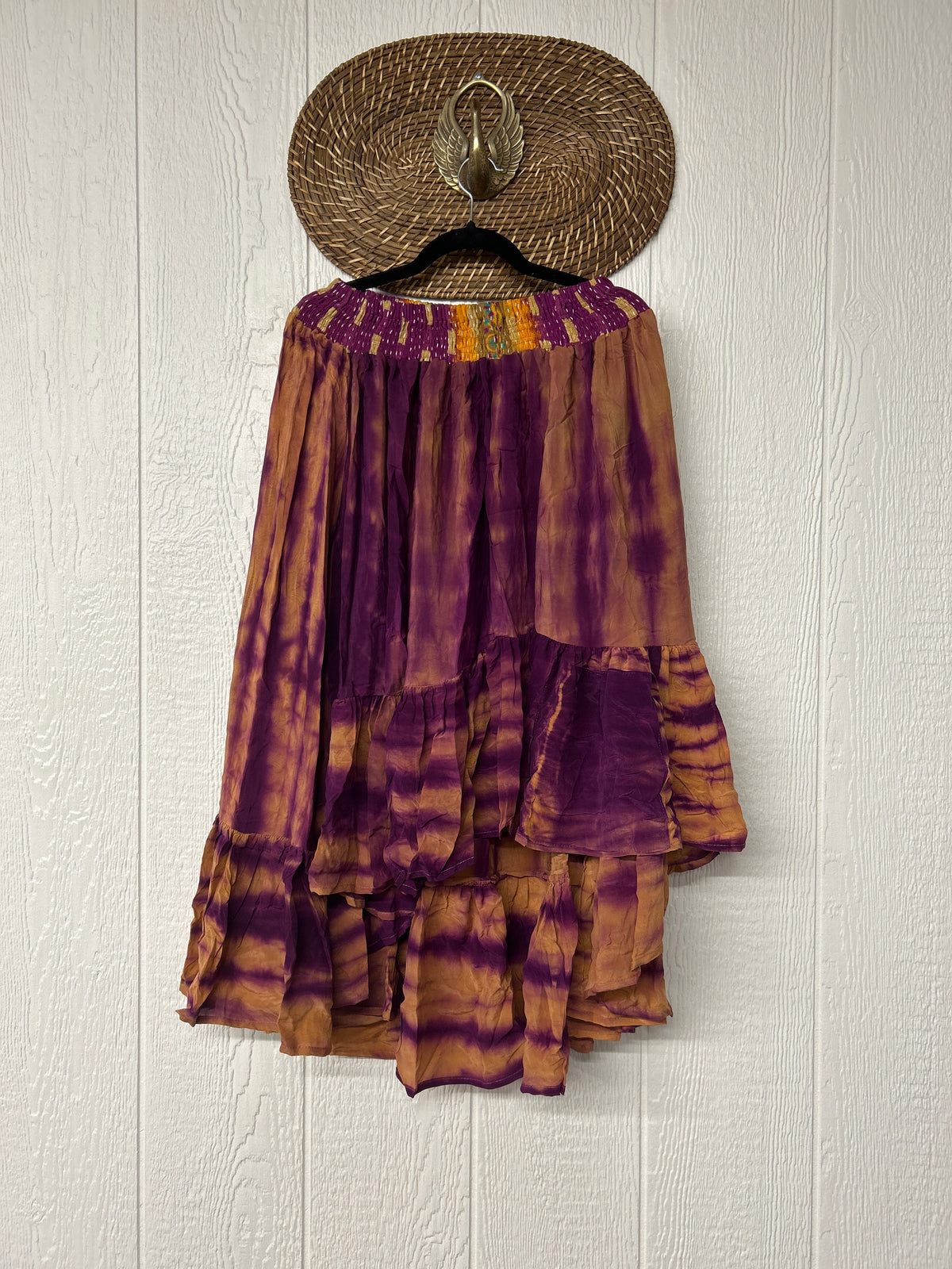 Crepe Sari Dahlia Skirt 1026 027