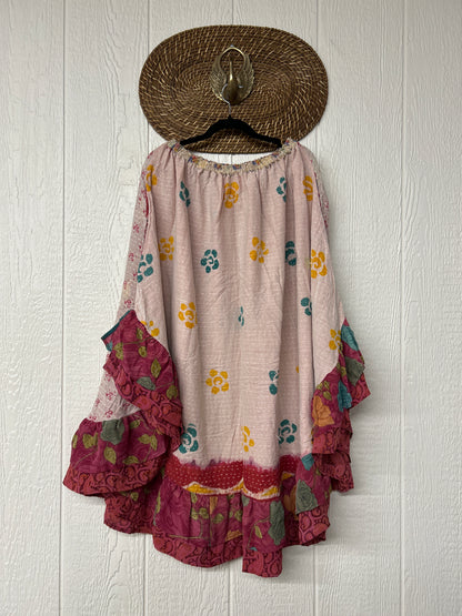 Pareo Kantha Wild Rose Skirt 0426 093