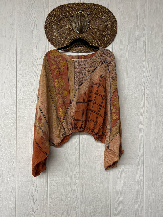 Crepe Sari Luna Crop Top 0126 261