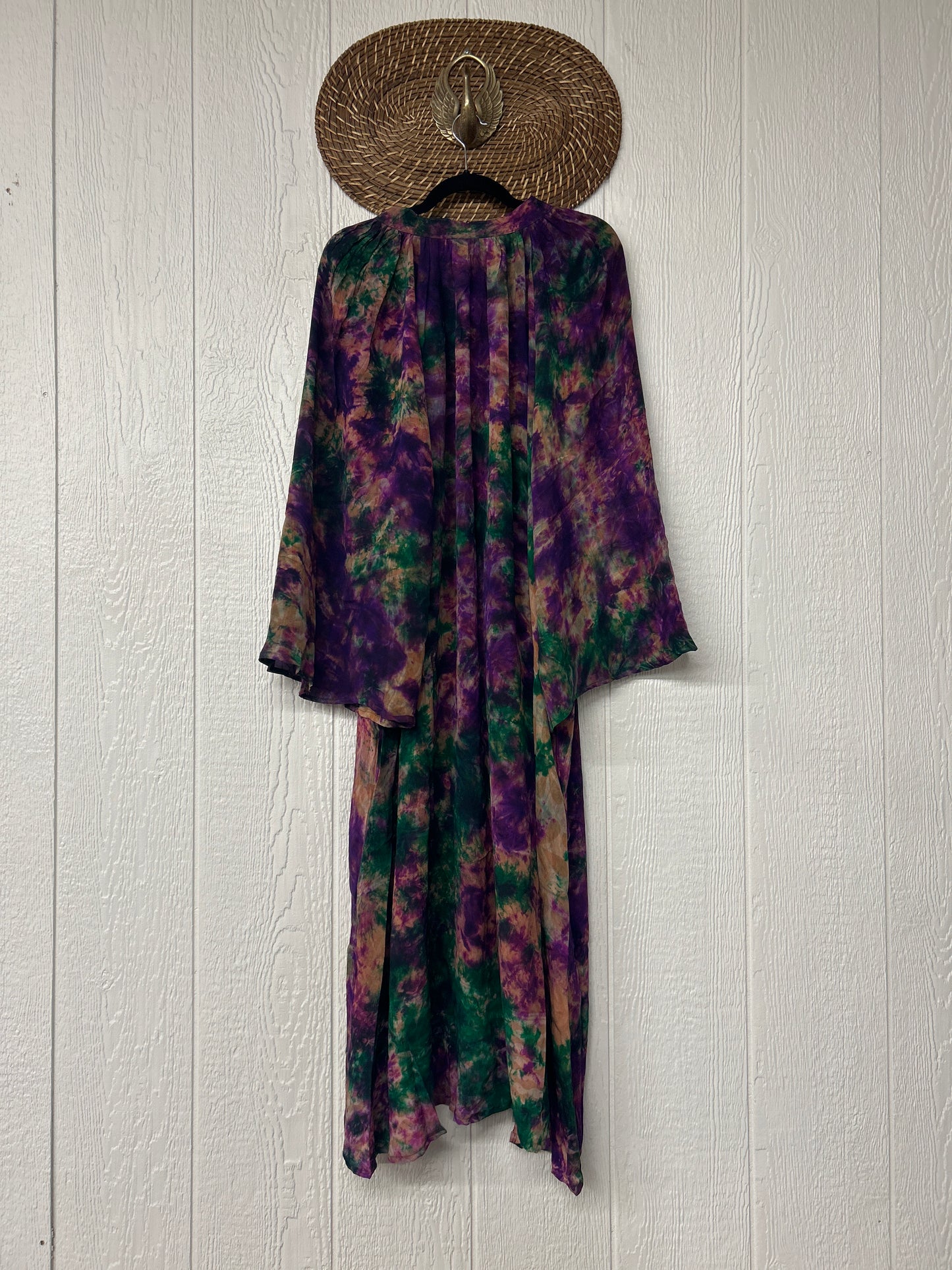 Crepe Sari Woodstock Duster Dress 0226 111