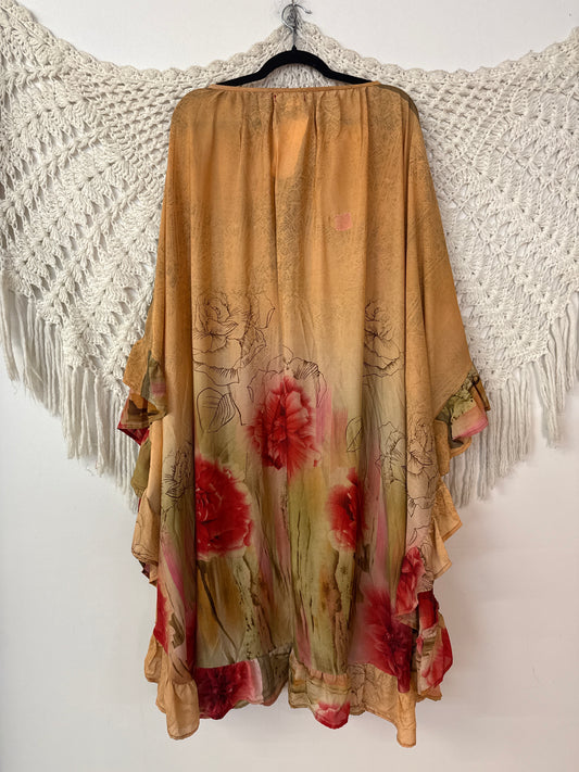 Rasgulla Sari Gold Dust Kimono L0626 003