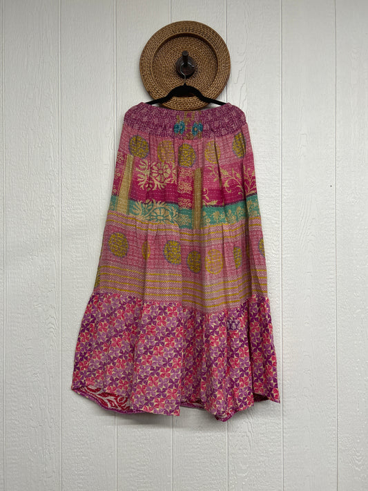 Pareo Kantha Lotus Maxi Skirt 0826 020