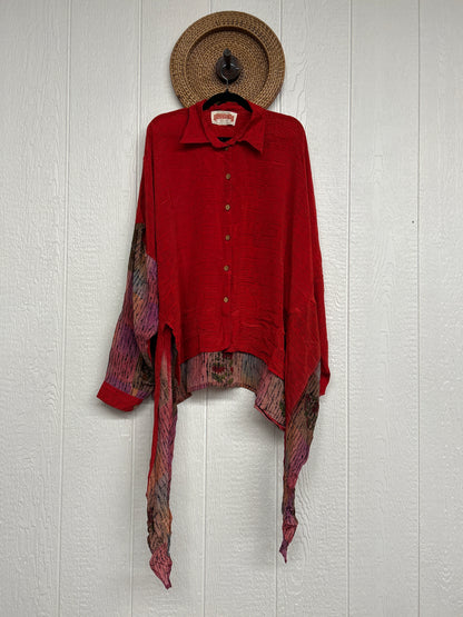 Crepe Sari Nirvana Button Down 1125 271