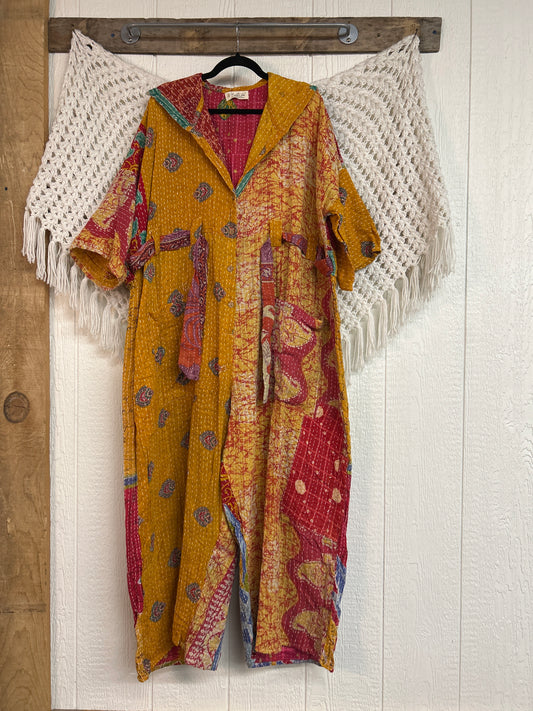 Kantha Zen Hoodie Jumpsuit 0925 176