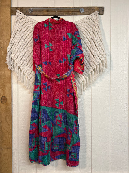 Pareo Kantha Gravity Duster Dress 0226 163