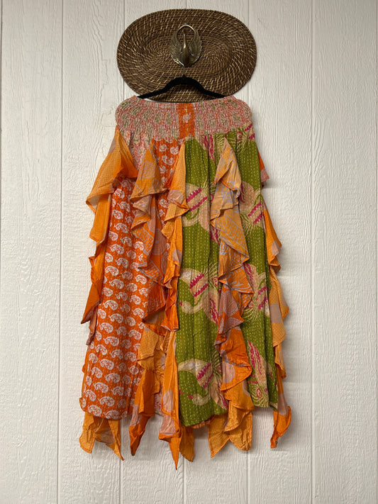 Pareo Kantha Willow Maxi Skirt 0826 146