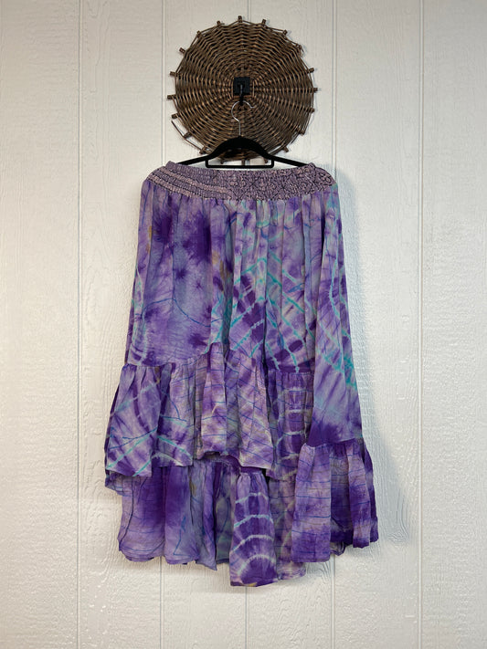 Crepe Sari Dahlia Skirt 1026 169