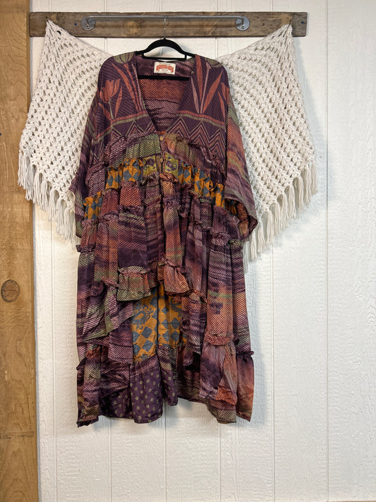 Rasgulla Sari Rhiannon Kimono 0826 086