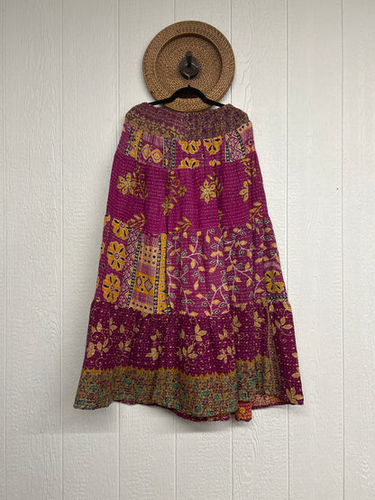 Pareo Kantha Lotus Maxi Skirt 0826 253