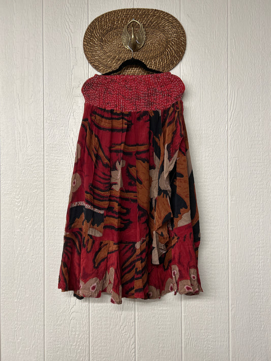 Crepe Sari Inner Peace Wrap Skirt 0626 183