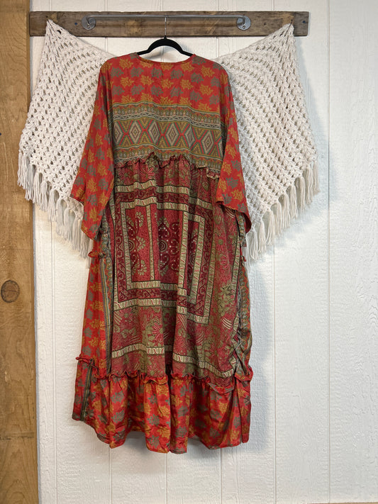 Rasgulla Sari Rhiannon Kimono 0826 120