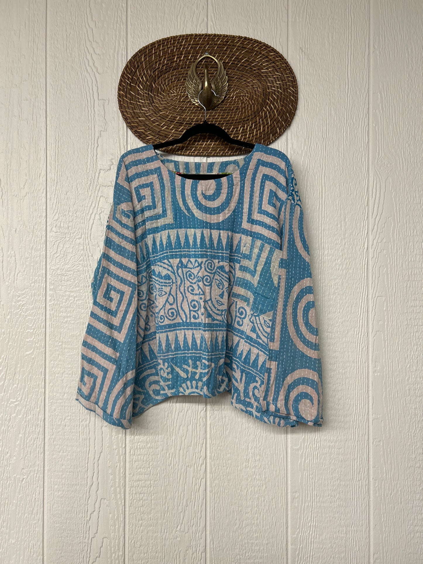 Pareo Kantha Wanderer Pocket Crop Top 0226 126