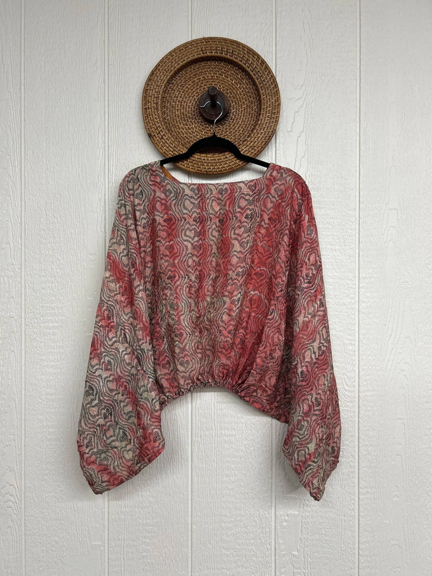 Crepe Sari Luna Crop Top 0126 099