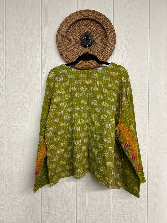 Pareo Kantha Wanderer Pocket Crop Top 0226 050