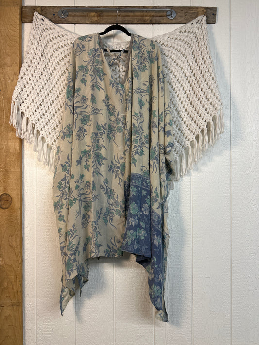 Crepe Sari Orchid Kimono 0626 212