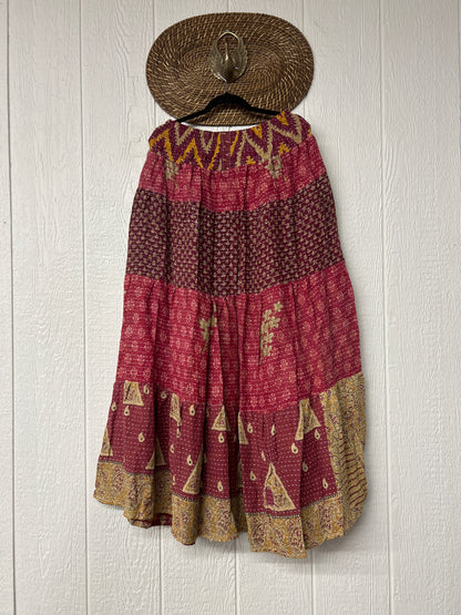 Pareo Kantha Lotus Maxi Skirt 0826 224