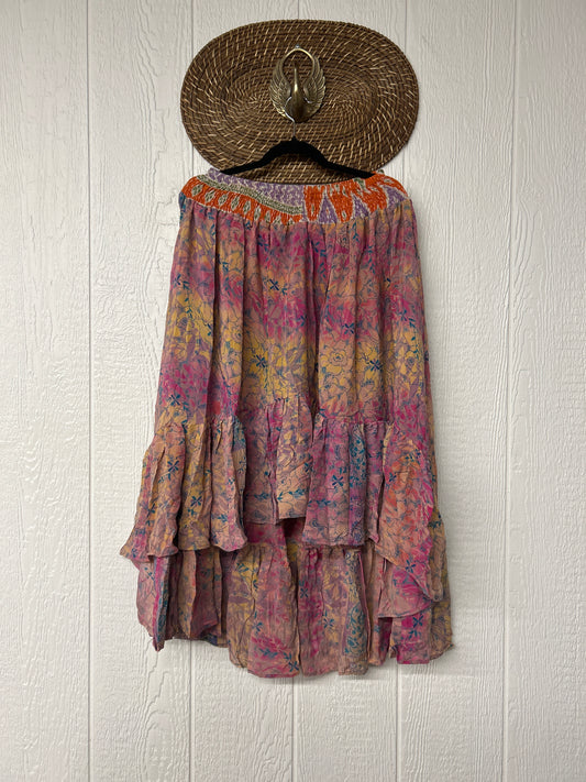 Crepe Sari Dahlia Skirt 1026 219
