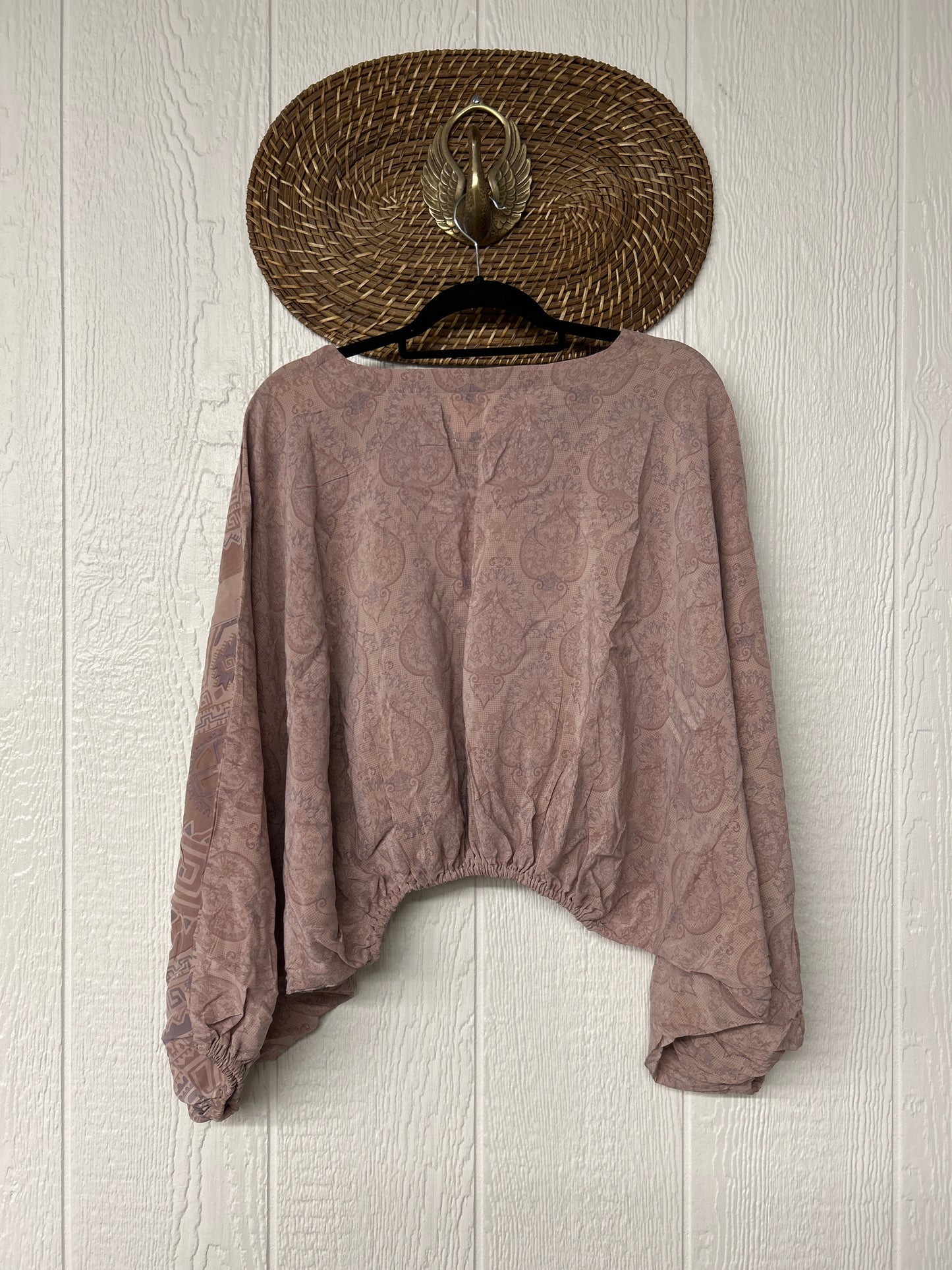 Crepe Sari Luna Crop Top 0526 013