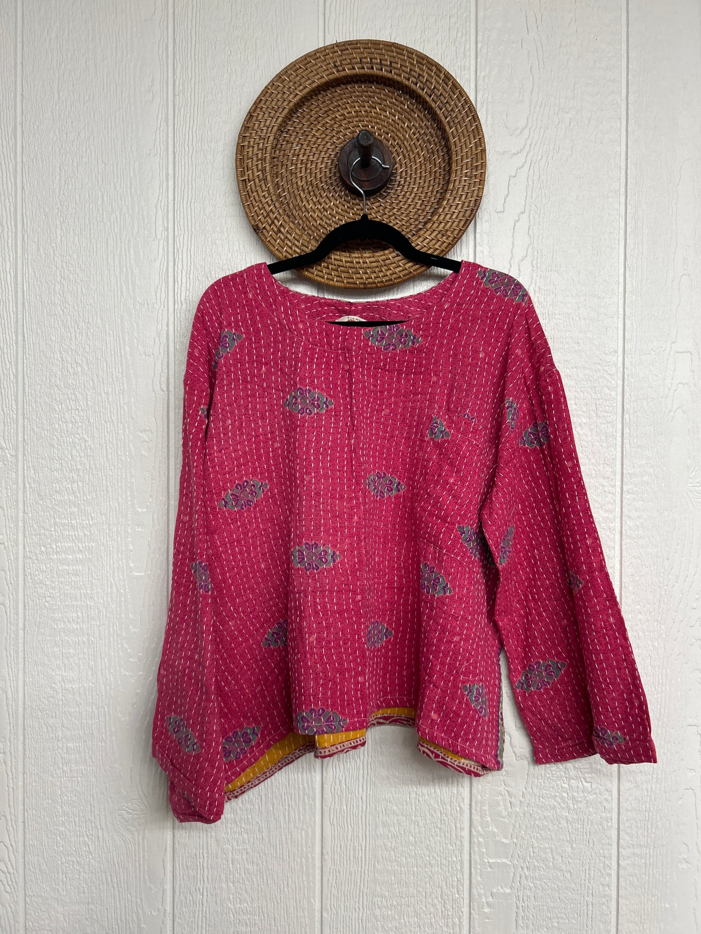 Pareo Kantha Wanderer Pocket Crop Top 0226 068