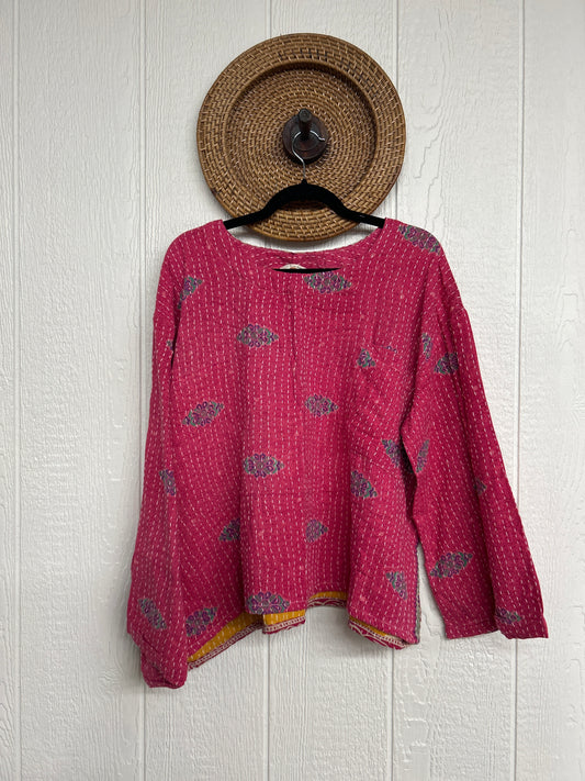 Pareo Kantha Wanderer Pocket Crop Top 0226 068