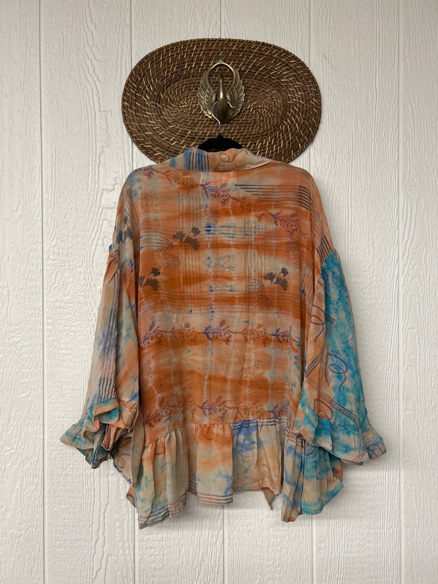 Crepe Sari Wild Rose Top 1225 176