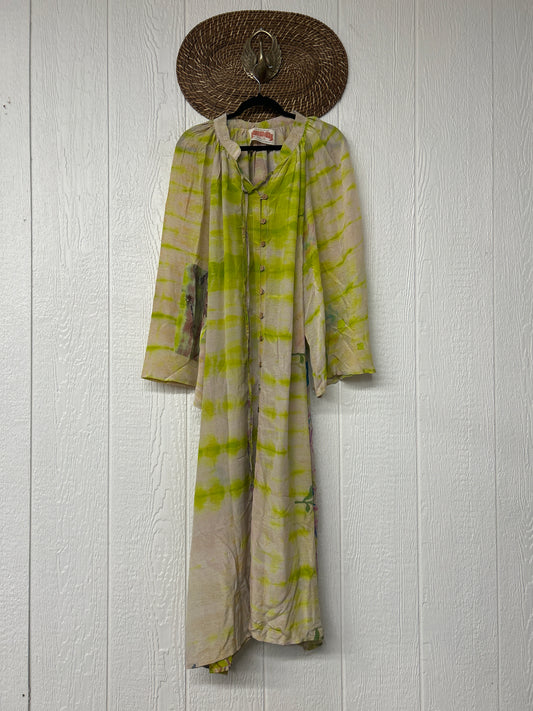 Crepe Sari Woodstock Duster Dress 0226 103