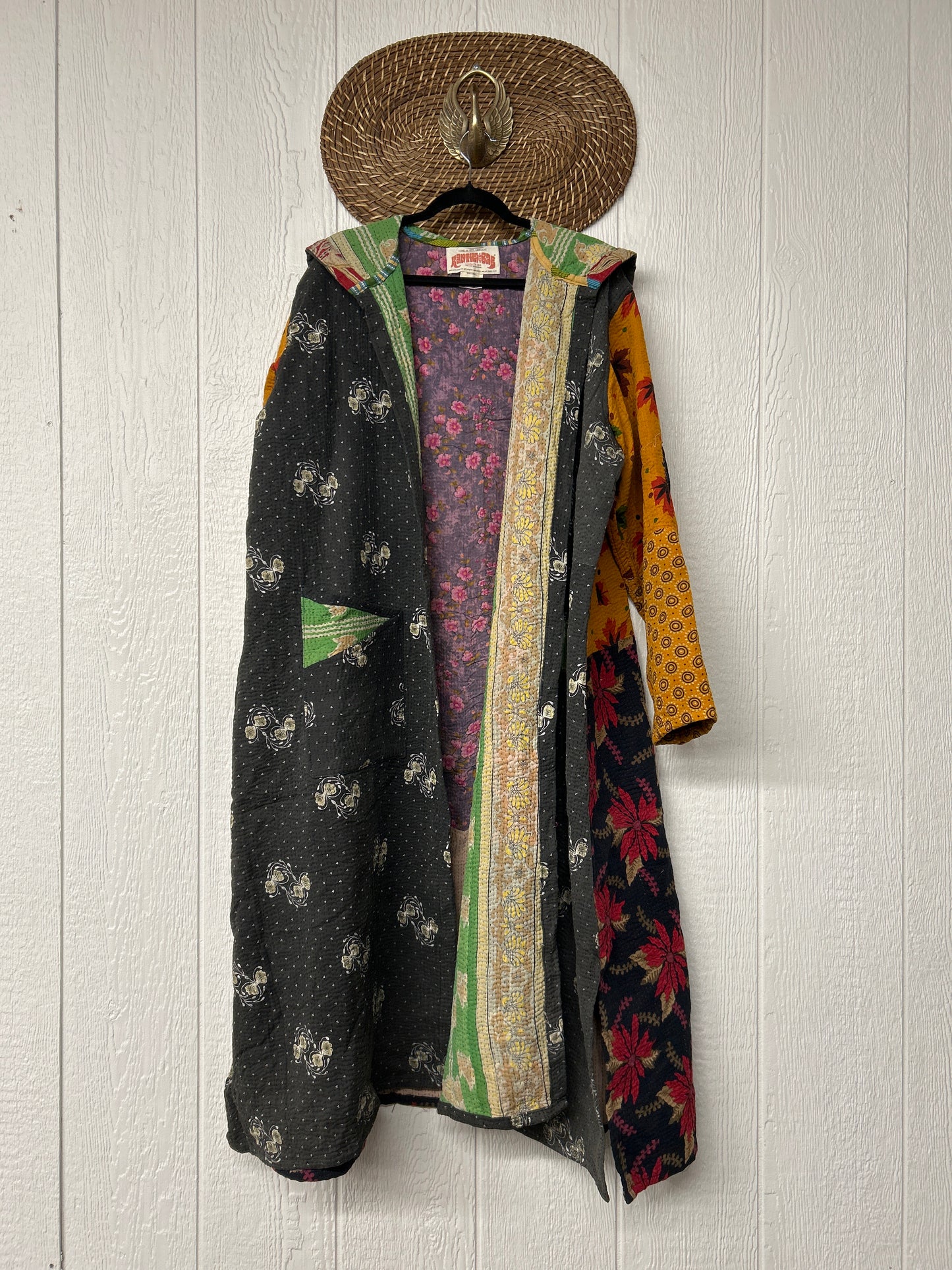 Fine Kantha Rising Sun Coat 1125 047