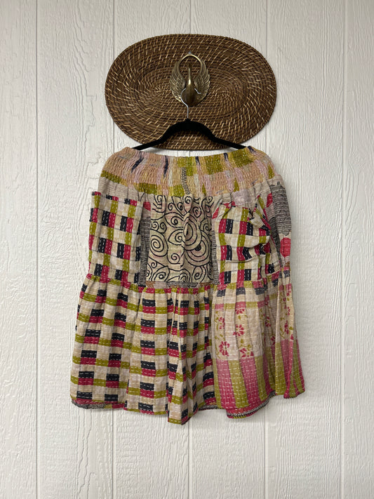 Pareo Kantha Meadow Skirt 0826 252