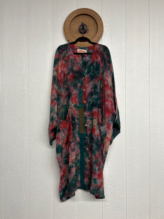 Crepe Sari Gaia Duster Dress 0426 110