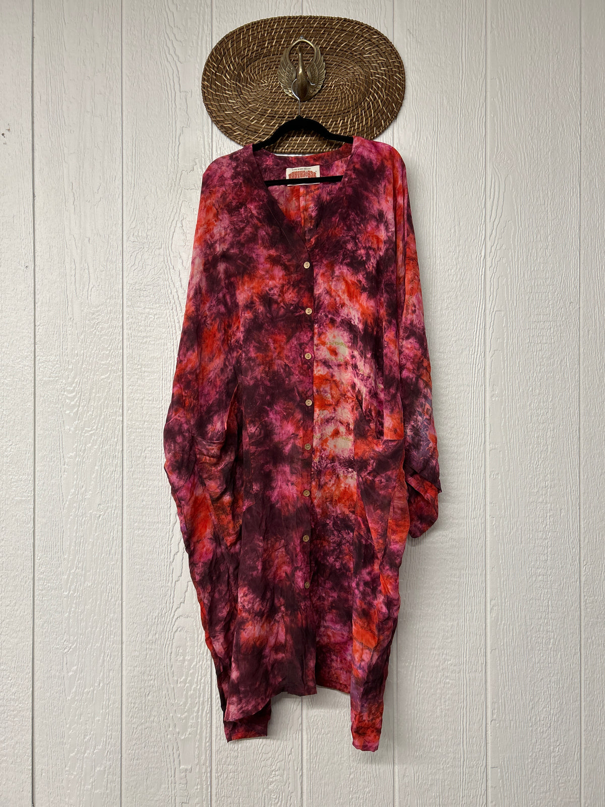 Crepe Sari Gaia Duster Dress 0826 092